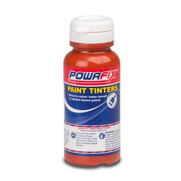 Bulk Pack 6 x Powafix Paint Tinters Red Oxide 50Ml