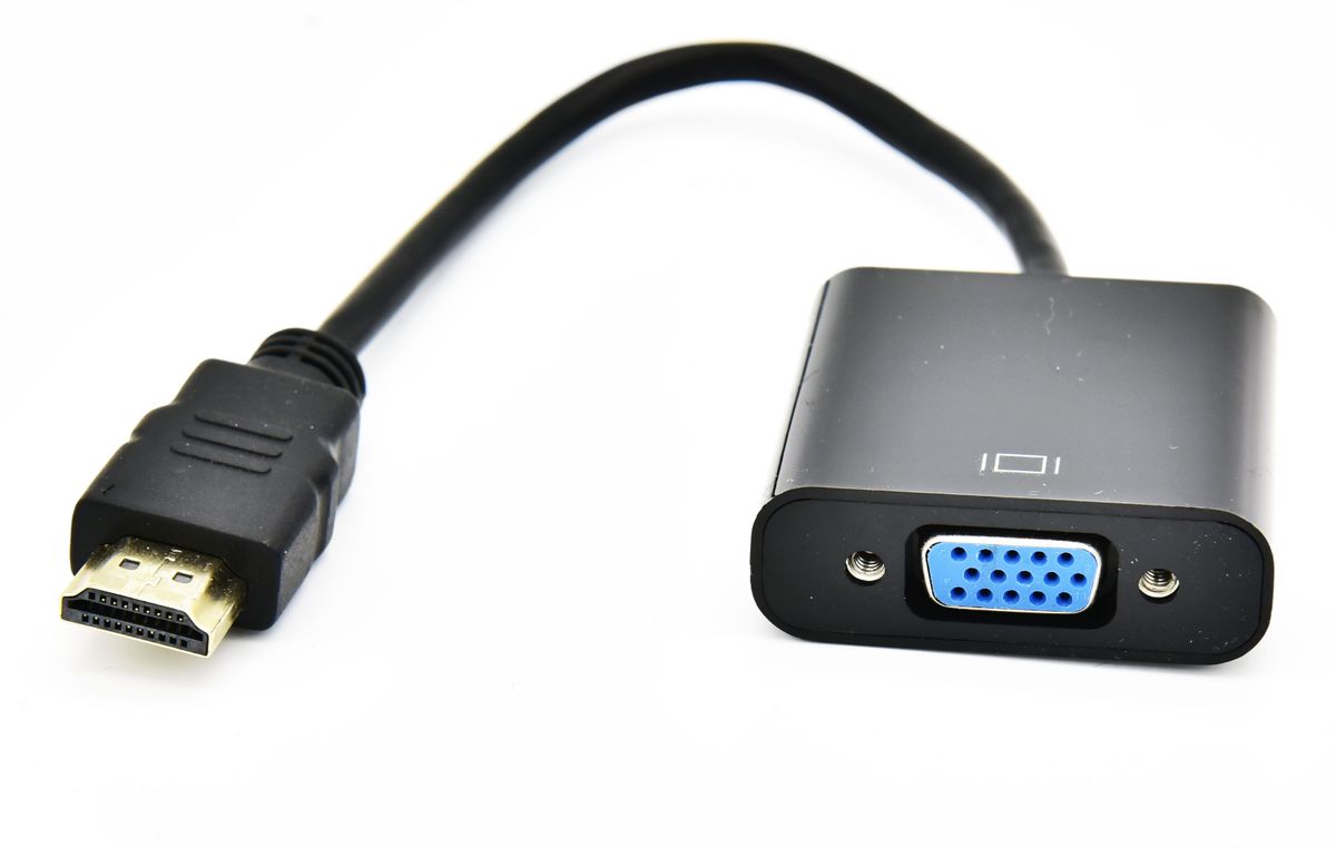 balance tæt Milepæl 1080P HDMI male to VGA female Adapter Adaptor Cable | Buy Online in South  Africa | takealot.com