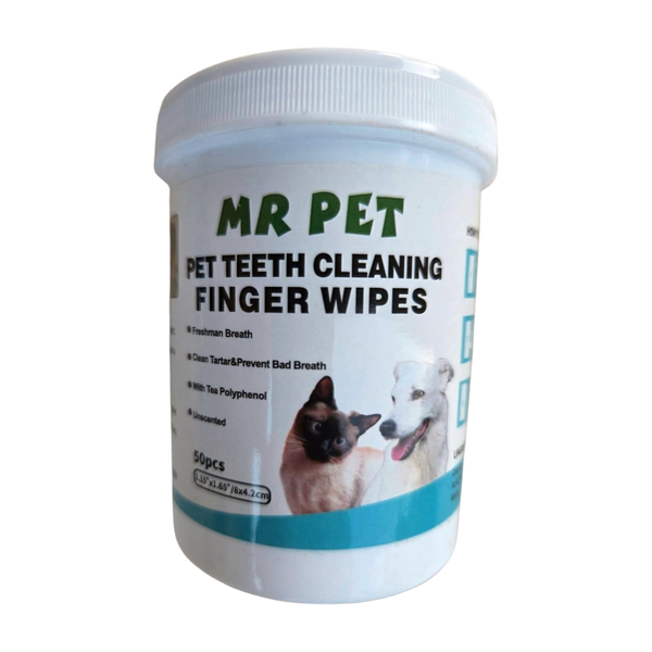 MR Pet -Teeth Cleaning Fingeer Wipes