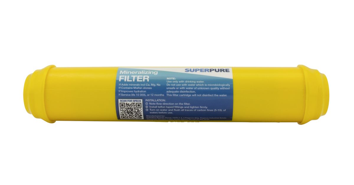 SUPERPURE Remineralising Filter Cartridge - 2" x 10"