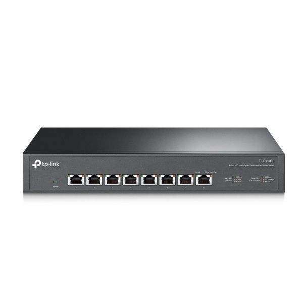 TP-Link TL-SX1008 8-Port 10G Multi-Gigabit Desktop/Rackmount Switch