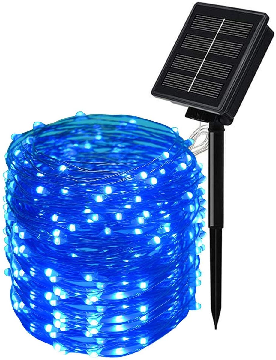 Fairy Lights Solar Outdoor String Light Christmas Light 10m Blue Shop Today. Get it