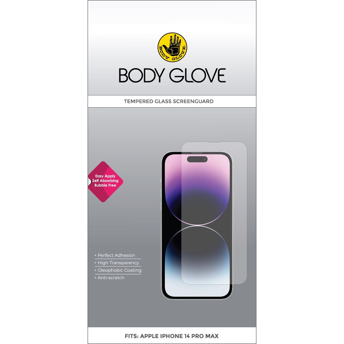 Body Glove Tempered Glass Screen Protector For Iphone 14 Pro Max Clear Shop Today Get It 1648