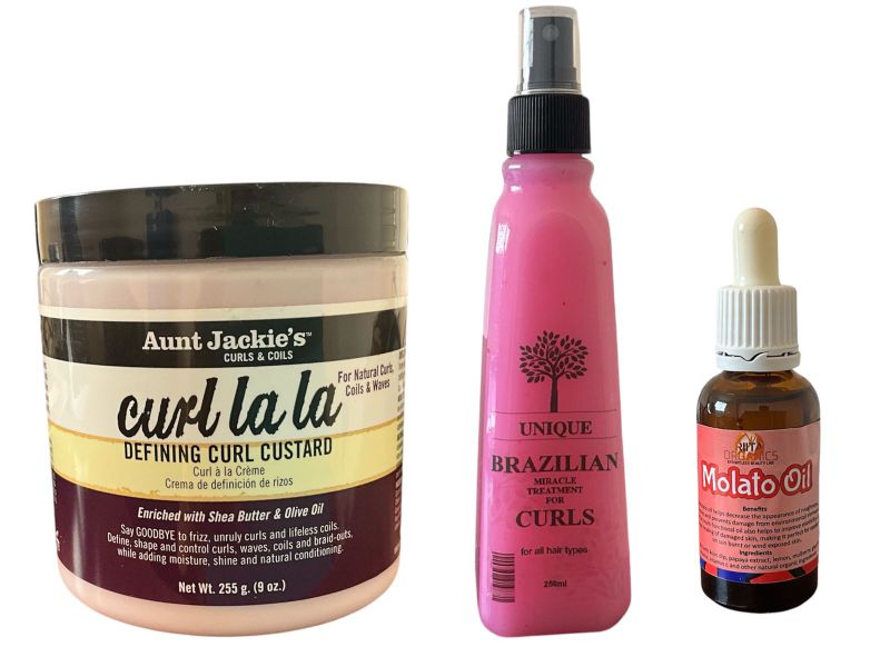 Aunt Jackie`s Curl la la Custard With Brazillian Curls &amp; Molato Oil