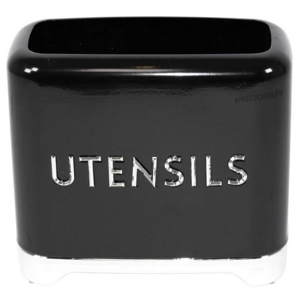 Utensil Holder Black Retro 18 x 19 x 9.5cm