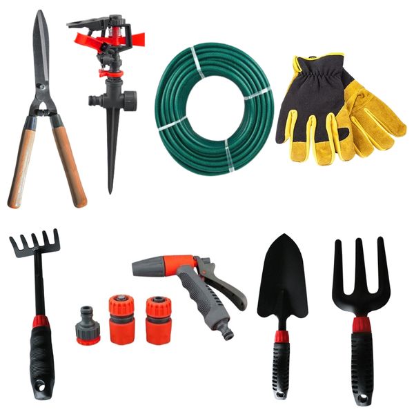 Qualitools - Garden Promo 14 Combo with Leather Glove