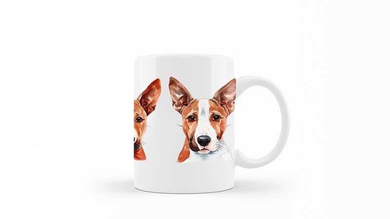 Bull-Terrier-Miniature Printed Coffee Mug DSGN186