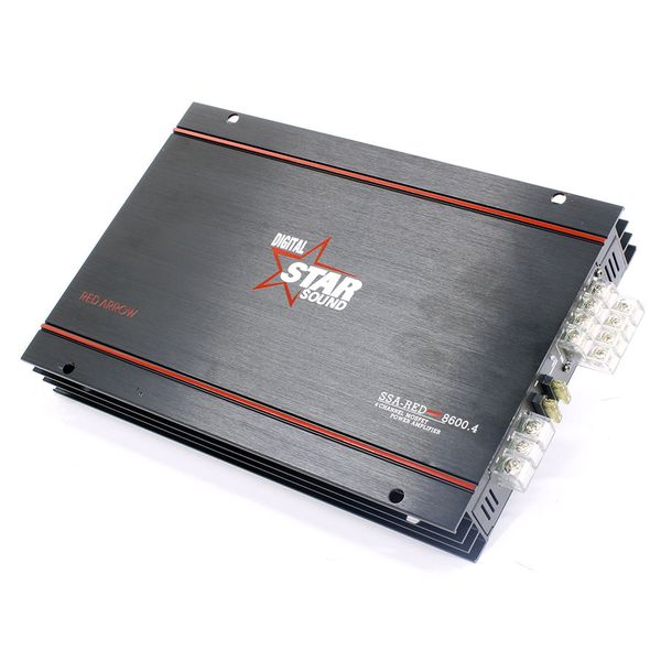 Starsound SSA-RED-8600.4 Red Arrow Series 8600w 4ch Amplifier