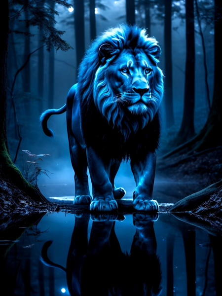 Modern Canvas Wall Art Home Decor -Majestic Lion