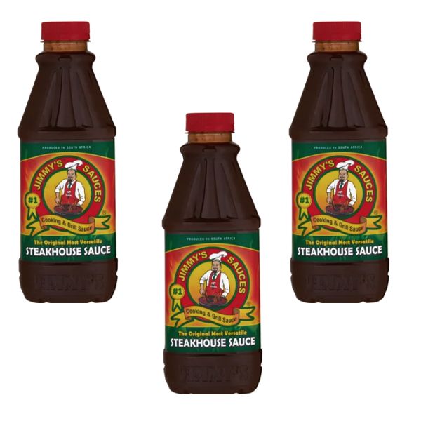 Jimmy's Sauces Steakhouse Marinade - 3 x 750ml