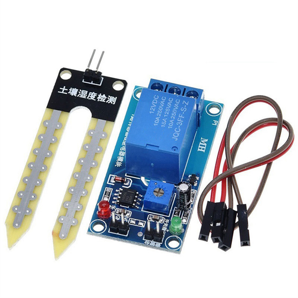 DC 12V Soil Moisture Sensor Relay Control Module