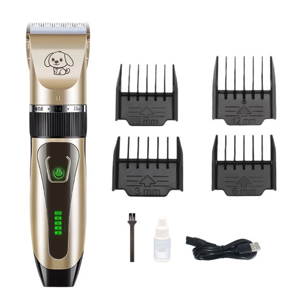 New Dog Clippers, LED Cat Shaver,Low Noise Waterproof Electric Dog Trimmer