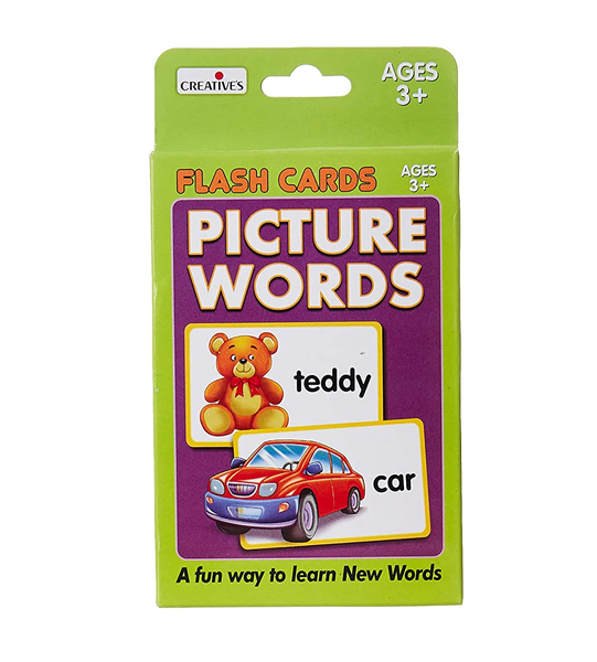 Flash Cards Reading with Pictures and Words