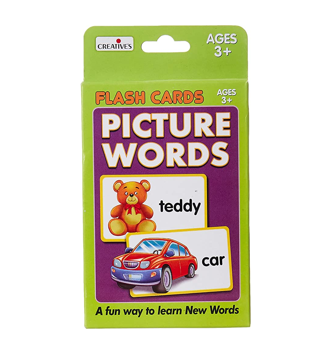 Creatives Flash Cards Reading with Pictures and Words Shop Today