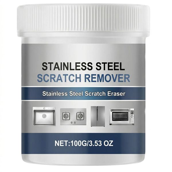 100g Stainless Steel Scratch Remover Kit - All-Purpose Appliance Restorer