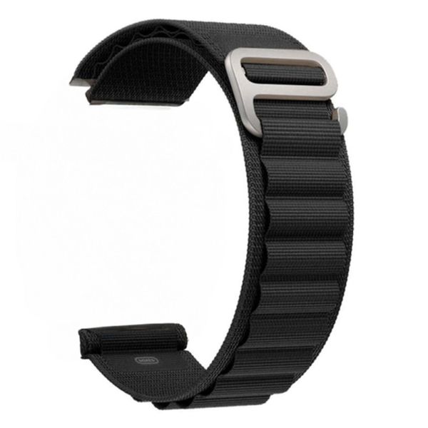 BasicX Nylon Watch Band Compatible w/Apple Watch Ultra/Series/SE 38-49mm -B