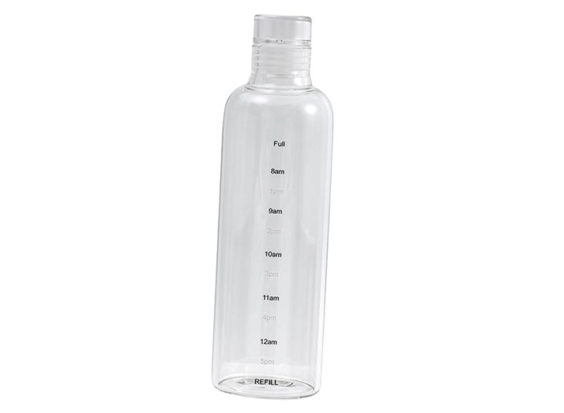 Transparent Cup Portable Clear Water Bottle Gym Water Container Clear