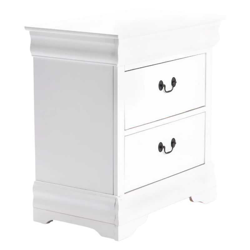 Wood 2 Drawers Nightstand Pedestal Buy Online in South Africa