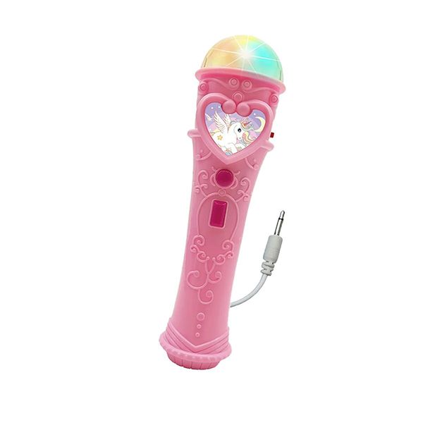 Quality Pink Unicorn Themed Kids Fun Toy Microphone