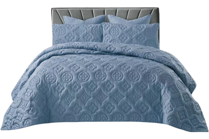 NALM Embroided Super King Duvet Cover Set