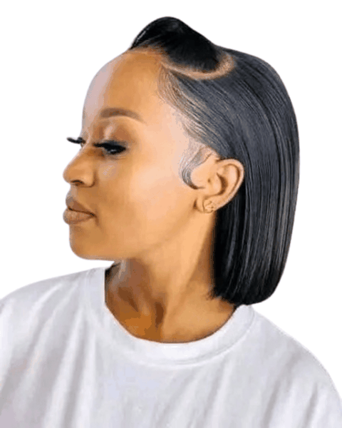 Peruvian Full Frontal Wig - 13x4 HD 180 Density, Natural Black Color