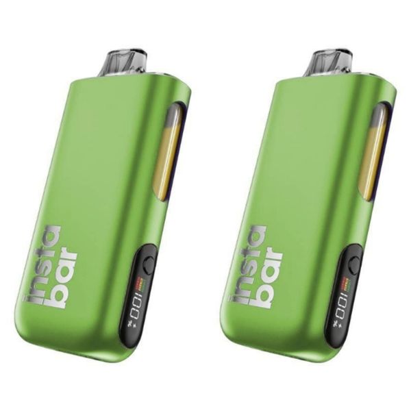 InstaBar 40000 Puffs Disposable Vape - Sour Apple Ice (Pack of 3)