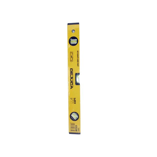 Dejuca - Spirit Level - Aluminum - 3 Vial - 1.5mm - 450mm - 4 Pack