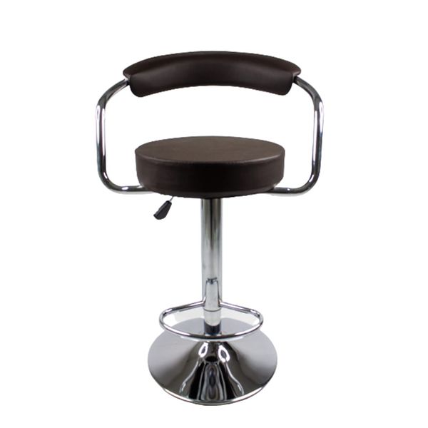 GB Luxurious Adjustable Barstool Table Chair Brown