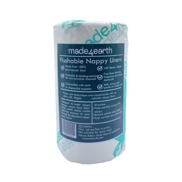 made4earth 100 Flushable Nappy Liners