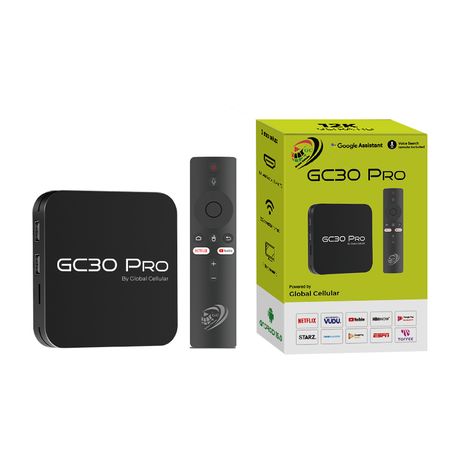 4K Android 15 Smart TV Box with Voice Remote - Netflix Supported-2+16GB- GC Image
