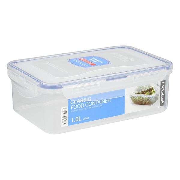 LocknLock - Rectangular Food Storage Container - 1 Litre