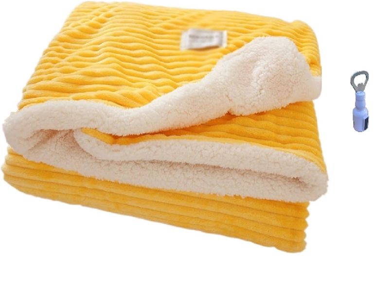 Winter Thick Bed Poncho Blanket With Bottle Opener