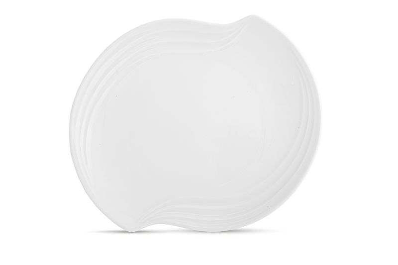 Noritake Arctic White Wave Platter 26cm