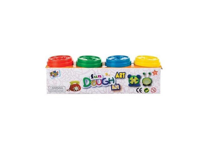 Edu Play Dough 60g - 4 Pack