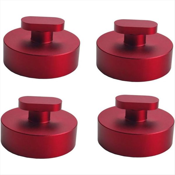 4 Pack Red Billet Jack Pad Jack for Corvette C5 Compatible with Chevrolet