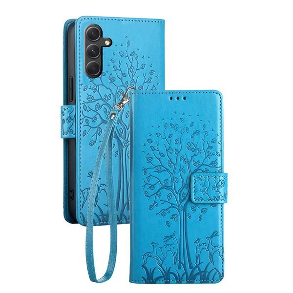 Leather Magnetic Flip Cover Phone Case Compatible With Samsung Galaxy A06