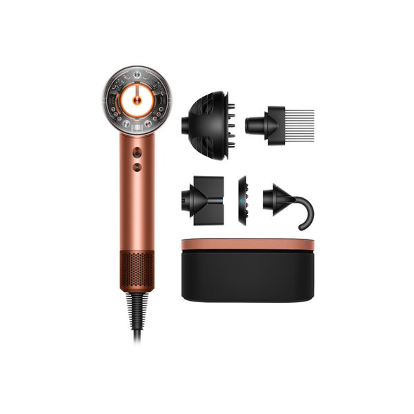 Dyson Supersonic Nural Hair Dryer - Curly&amp;Coily (Amber Silk/Pink Champagne)