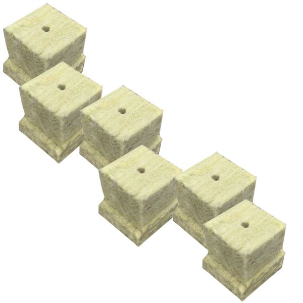 Garden Seedling Propagation Cultivation Grow Blocks Set of 6 (100x100x65mm)