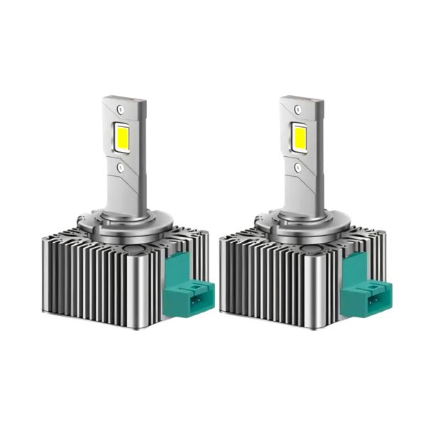D3S 6200LM 45w Xenon Led Headlight Bulbs With Built In Fan- Pack Of 2