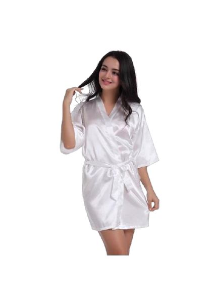 White Satin Gowns / Robe