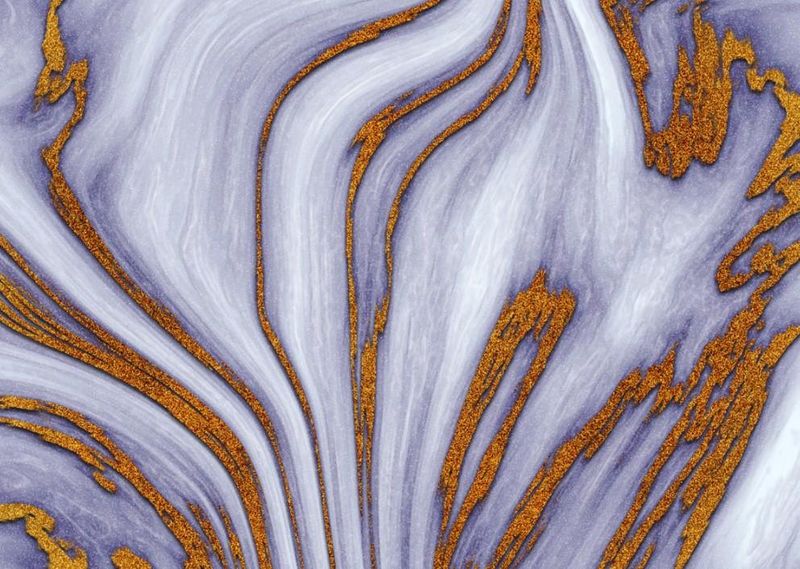 Premium Framed Canvas Print: Marble Print 7