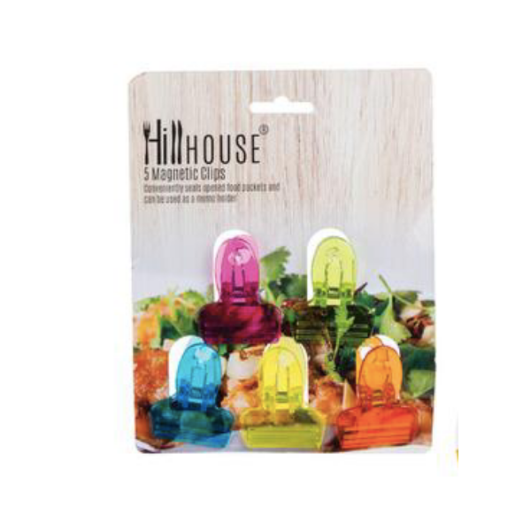 Hillside Homeware - Magnetic Food Clips - 2 x 5 Clips