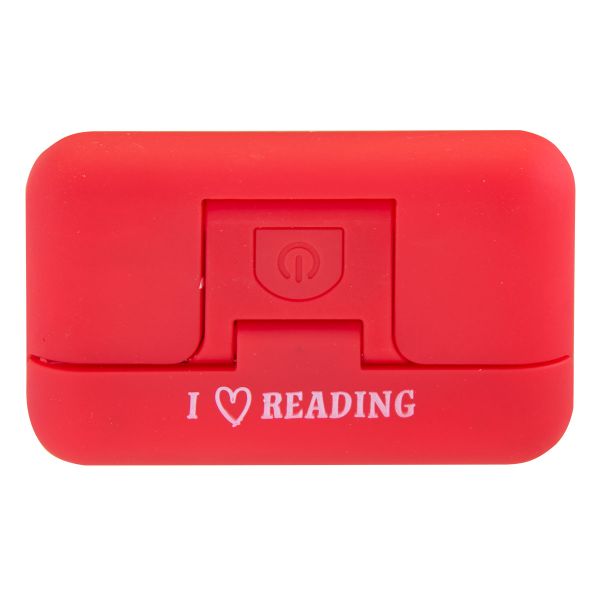 I Love Reading Red (Hydraulic Booklight)