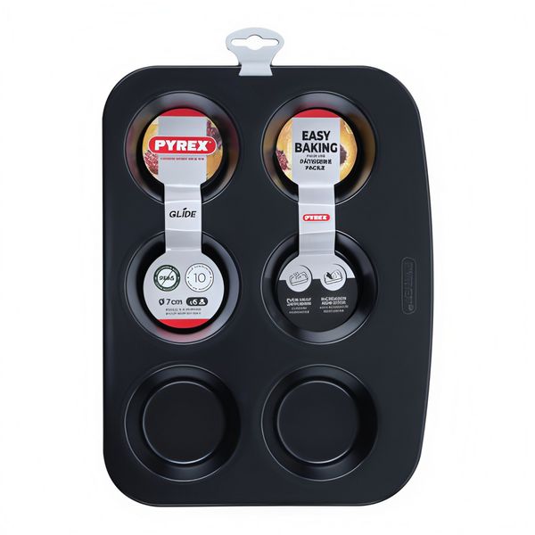 Pyrex - Muffin Tray - Black