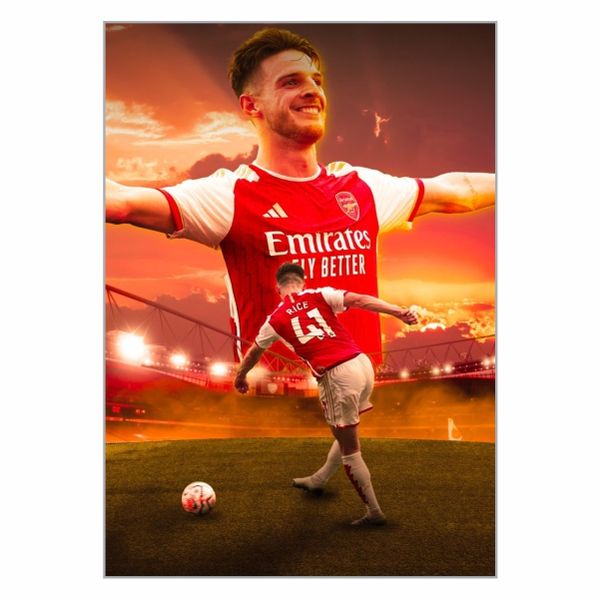 Declan Rice Arsenal Poster - A1