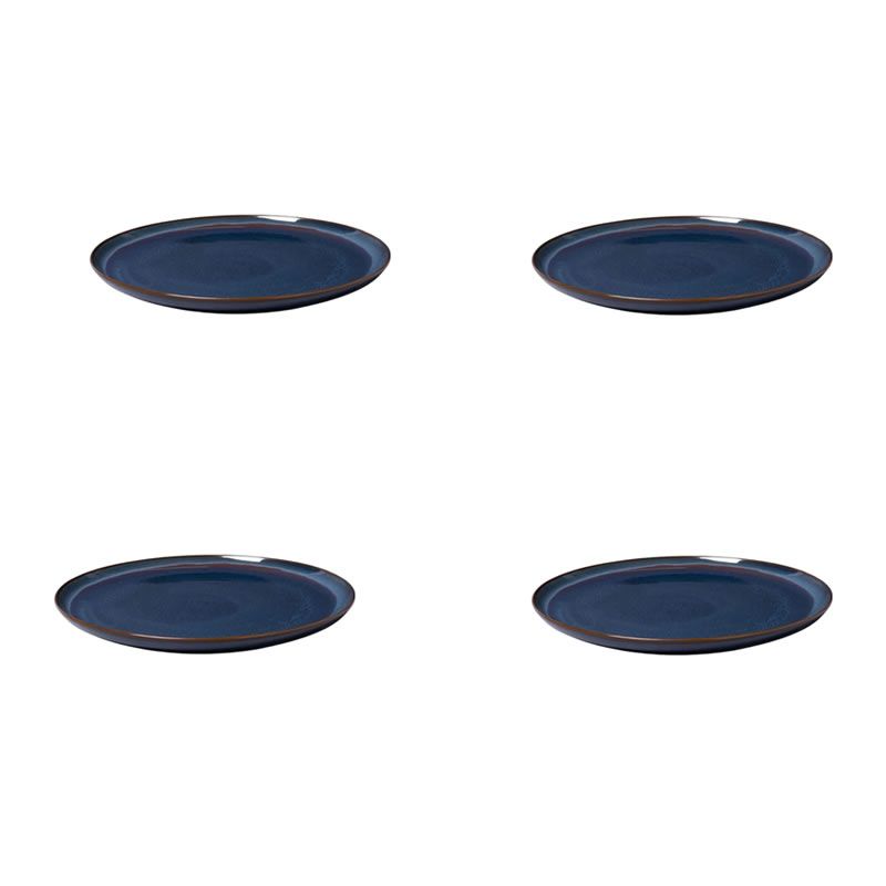 Set Of 4 8inch Serving Ceramic Blue Dinner Plates | Shop Today