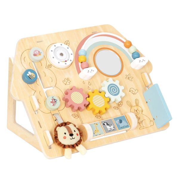 TookyToy - 2-in-1 Montessori Activity Busy Board