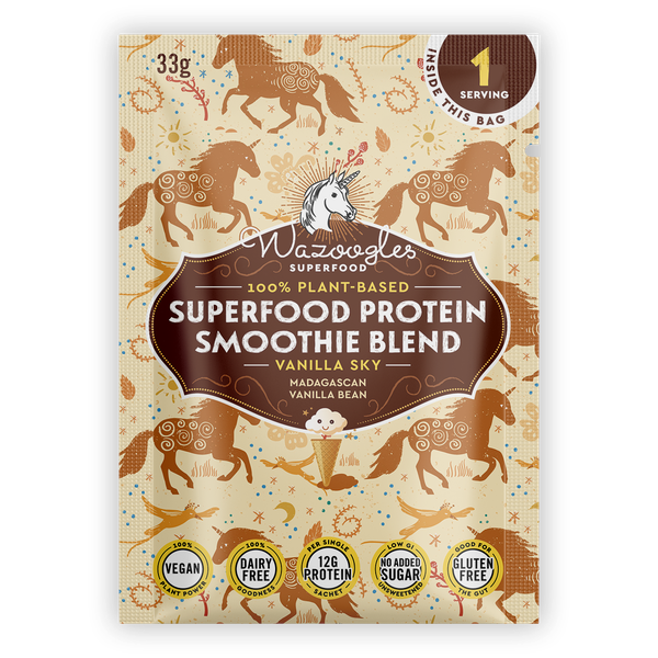 Wazoogles Superfood Protein Blend Vanilla Sky 10 x33g