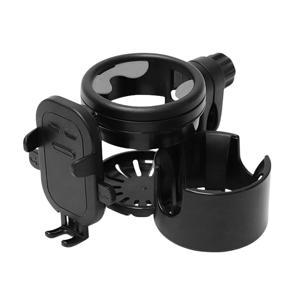 3-in-1 Baby Stroller Cup Holder with Phone Mount