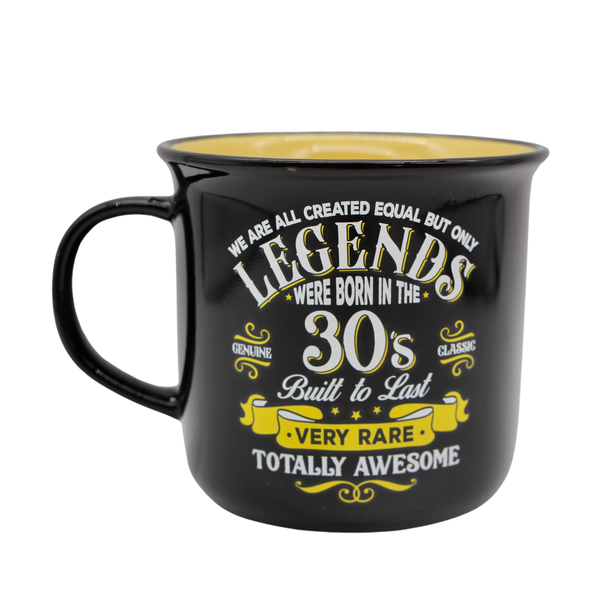 Legends Mug - Decade: 1930's - Yellow